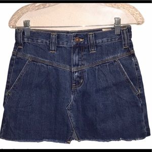 Free People Sidecar Denim Miniskirt Size 25 NWT